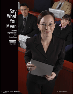 Say What You Mean: Drafting Comprehensible Jury Instructions