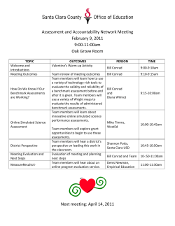AAN 020911 - Santa Clara County Office of Education