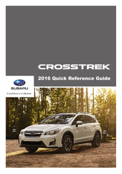 2016 Quick Reference Guide