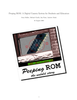 Peeping ROM: A Digital Camera System for Students and Educators