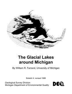 The Glacial Lakes around Michigan