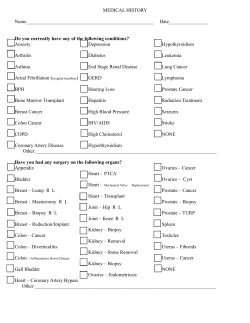 MEDICAL HISTORY - Angel Allen Dermatology