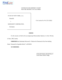 State of New York v. Microsoft Corp.