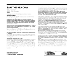 DOWNLOAD SAM THE SEA COW TEACHER GUIDE