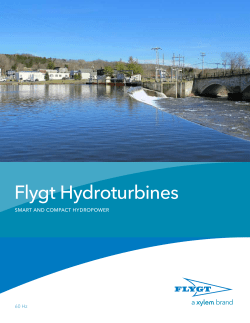 Flygt Hydroturbines