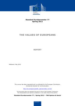 the values of europeans - European Commission