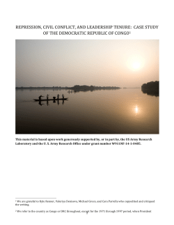 repression, civil conflict, and leadership tenure: case study of