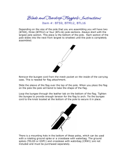 Blade and Teardrop Flagpole Instructions