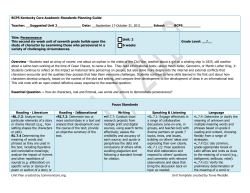 Unit Plan created by CommonCore.org Unit Template created by