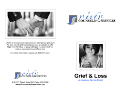 Grief Booklet - Sioux Falls Psychological Services