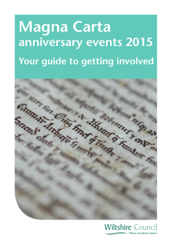 Magna Carta - Wiltshire Council