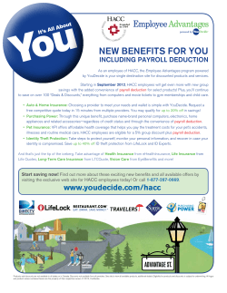 New beNefits for you