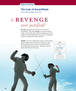 Cask of Amontillado - LanguageArts-NHS