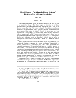Should Lawyers Participate in Rigged Systems?