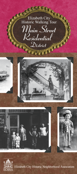 the Elizabeth City Main Street