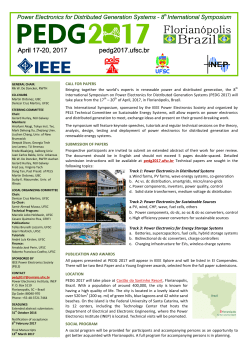 CALL FOR PAPERS Bringing together the world`s - (INEP)