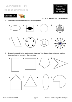 Shape - Garnock Academy