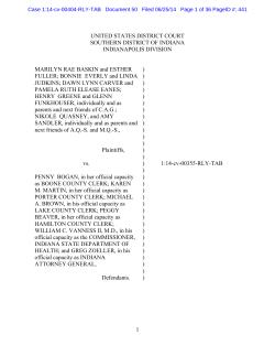 1 UNITED STATES DISTRICT COURT SOUTHERN DISTRICT OF