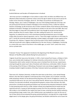 Knox - Grand Orange Lodge of Scotland