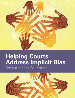 Helping Courts Address Implicit Bias