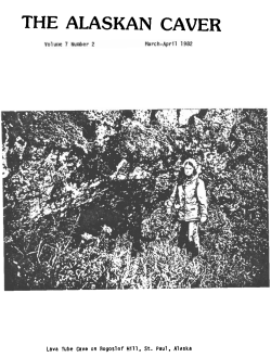 the alaskan caver - University of Alaska Southeast