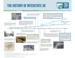 the history of interstate 30 - Connecting Arkansas Program