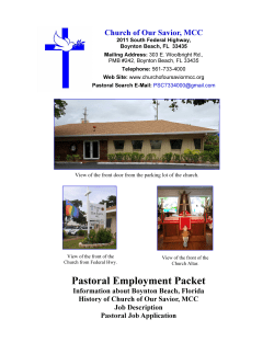 please click here. - Church of Our Savior, MCC