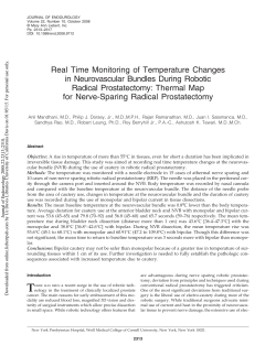 Real Time Monitoring of Temperature Changes in Neurovascular