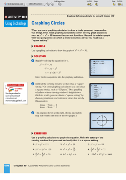 graphing calculator