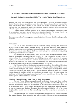 GIDNI 2 LITERATURE 159 CH. P. GILMAN`S VIEWS ON