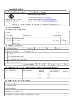 First Nations Health Authority Subsidy