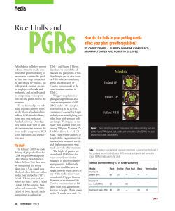 Rice Hulls and - Purdue Agriculture