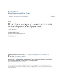 Hepatic lipase treatment of chylomicron remnants increases