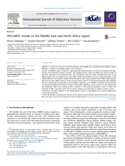 HIV/AIDS: trends in the Middle East and North Africa region