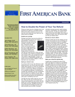 How to Double the Power of Your Tax Refund