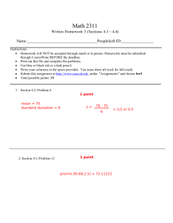 mean = 75 standerd deviation = 6 z = 78