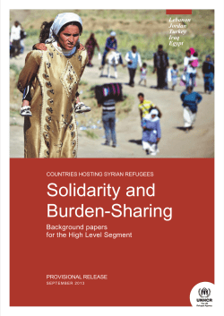Solidarity and Burden-Sharing