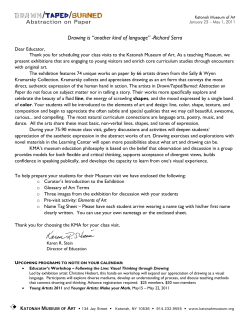 Pre-visit materials - Katonah Museum of Art