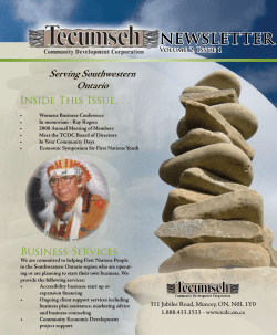 NEwSlEttER - Tecumseh | Community Development Corporation