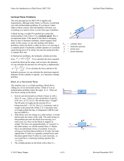 Inclined plane examples