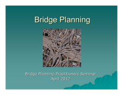 Bridge Planning - Alberta Transportation