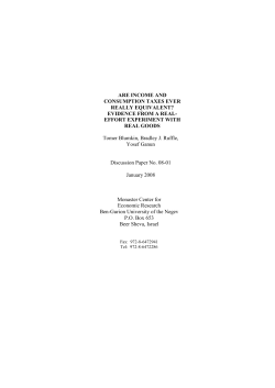 ARE INCOME AND CONSUMPTION TAXES EVER REALLY