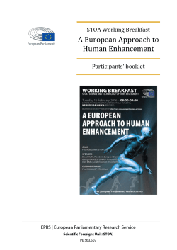 Participants booklet - European Brain Council