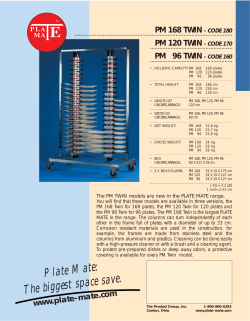 pm168-120-96 twin.qxd - Plate-Mate