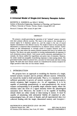 A Universal Model of Single-Unit Sensory Receptor Action