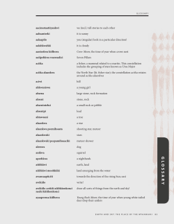 glossary - Myaamia Center