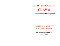 A Little Book of F
