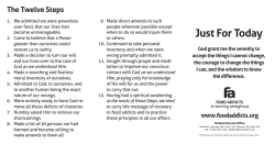 READ - Food Addicts In Recovery Anonymous