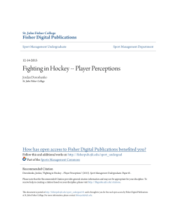 Fighting in Hockey -- Player Perceptions