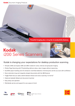 Brochure - KodakAlaris